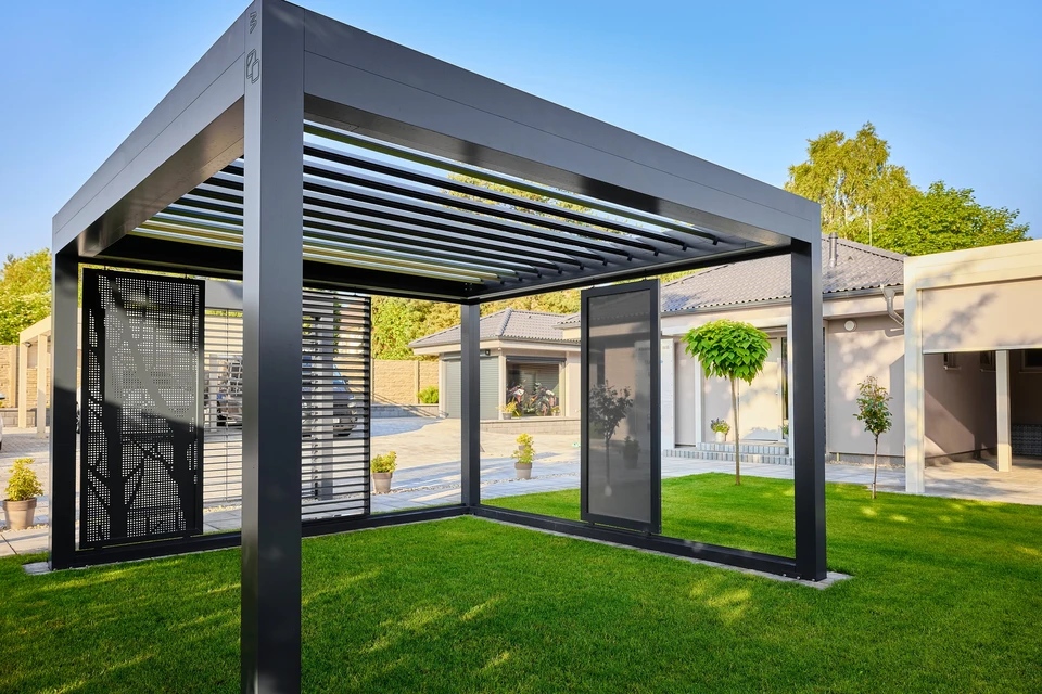 Les MTD Modernes Sont Des Pergolas Bioclimatiques En Aluminium